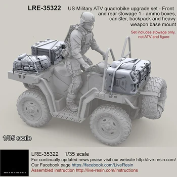 1/35 AMERIKAANSE Militaire ATV quadrobike upgrade set - Wapens, Resin Model soldaat GK, Los en ongeverfd kit