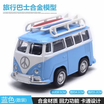1:38 Volkswagen Bus T1 Legering Terug Te Trekken Speelgoed Model Auto Voertuigen