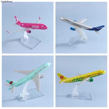 1:400 Metalen Luchtvaart Replica Viva Air Aircraft Model Gegoten Vliegtuig Miniatuur Xmas Kids Kamer Decor Cadeau Speelgoed voor Jongens