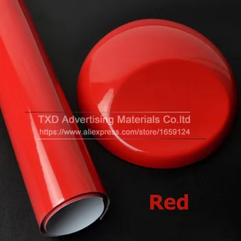 10/20/30/40/50/60x152CM Glossy rood Vinyl Car Wrap Sticker Glossy Film Wrap Vinyl KAP Dak Rode glossy auto wrap folie
