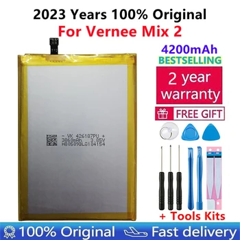 100% Nieuwe Vernee Mix2-Batterijen van Hoge Kwaliteit 4200mAh 3,8 V Li-ion Vervangende Batterij Voor Vernee Mix 2 Smartphone Batterij
