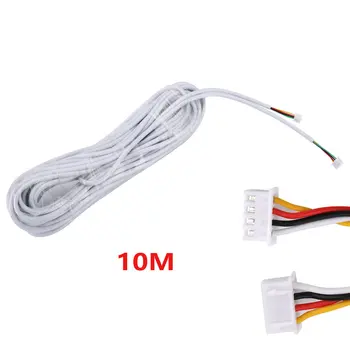 10M 2.54*4P 4 aderige kabel voor video-intercom Kleur Video Deur Telefoon bedrade deurbel Intercom kabel