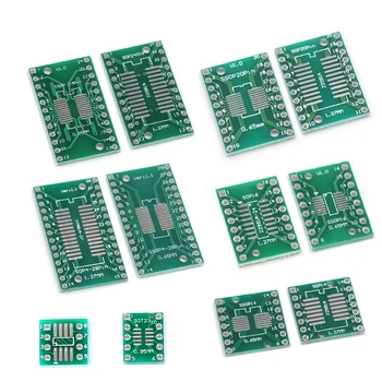 10PCS PCB Board Kit SMD Zet DIP-Adapter Converter Plaat SOP MSOP SSOP TSSOP SOT23 8 10 14 16 20 28 SMT-DIP