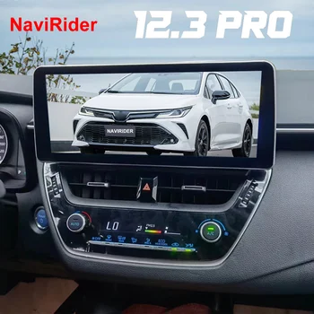 12.3 inch Radio 8+256G Android 13 Voor Toyota Corolla 2018 2021 2022 Auto Multimedia Video Speler, GPS-Navigatie Carplay DSP Geluid