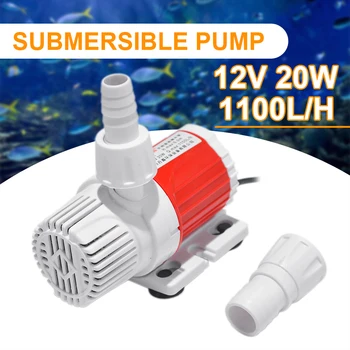 12V 20W DC 1100L/H Energiebesparing Dompelpomp Water Pump Marine Regelbaar in Snelheid Regelbaar Water Pomp aquarium Aquarium
