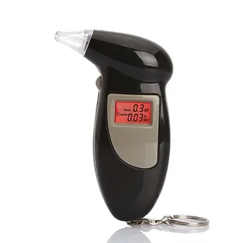 1PCS Handheld Backlight Digitale Alcohol Tester Digitale Alcohol Adem Tester Blaastest Analyzer LCD-Detector Achtergrondverlichting Licht