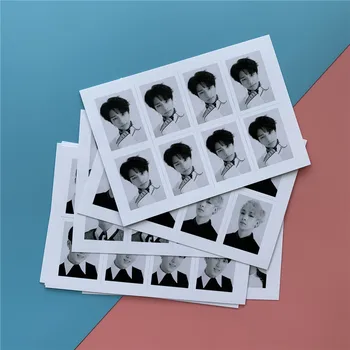 1pcs Kpop zwerfjongeren 1 inch ID-Foto-Kaarten Ansichtkaart voor de fans collectie K-pop Straykids Fotokaart
