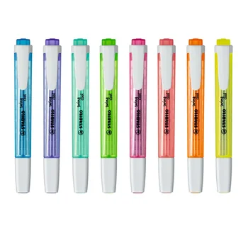 1pcs STABILO Swing Cool Lichte Kleur Highlighter Pen, zakformaat Marker Liner Plek te Markeren Tekening F586