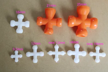 20pcs---kruis vorm skelton gezamenlijke connector geschikt voor 9.5/12/14/16mm/21mm/25.5 mm speelgoed bulk skeletonjoint