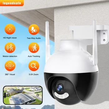2K 4MP WiFi PTZ IP-Camera Ai Menselijke Detectie Video Surveillance Buiten de Kleur van de Visie van de Nacht CCTV Beveiliging HD Cam ICSEE