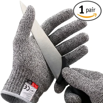 2pcs snijbestendige Handschoenen Rang van het Voedsel Veiligheid Snijden Handschoenen Niveau 5 Bescherming Voor de Oester-Shucking Vis Snijden van Vlees Houtsnijwerk
