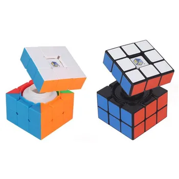 2pcs YUXIN 3x3x3 schatkist Magic Cube Snelheid Puzzel 3x3 Verrassing Kubus Educatief Speelgoed Geschenken 66mm