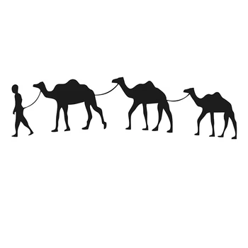 30016# grappig Camel Caravan sticker waterdichte auto sticker vinyl stickers op auto-truck bumper achterruit laptop