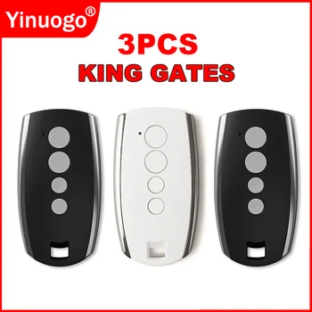 3PCS Koning Poorten garagedeur Afstandsbediening met 433 mhz Rolling Code Compatibel Met King Gates STYLO STYLO2K STYLO4K Gate Deur Opener