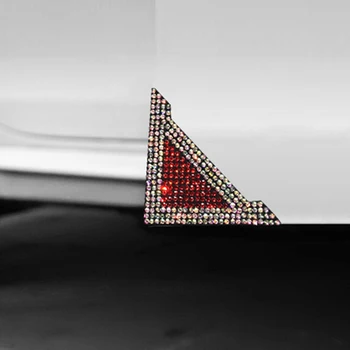 4 STUKS Diamant Auto voordeur Hoek Beschermende Siliconen hoesje Hoek van 90 Graden Auto Bumper Anti-Kras Anti-collision Protector
