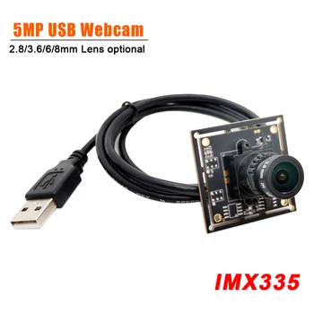 5 Megapixel HD CMOS IMX335 USB-Camera Module 0.01 Lux weinig licht Starlight 5 MEGAPIXEL USB2.0 Webcam MJPEG YUY2 PCBA Plug-En-Play
