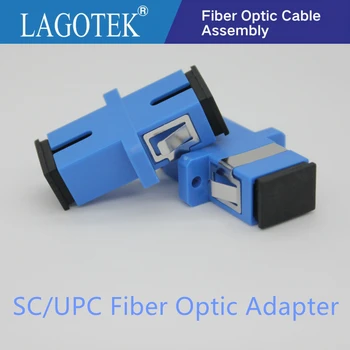 50/100/200/500pcs SC UPC Simplex Single-mode Fiber optic Adapter SC Optische fiber coupler SC UPC Fiber flens SC connector