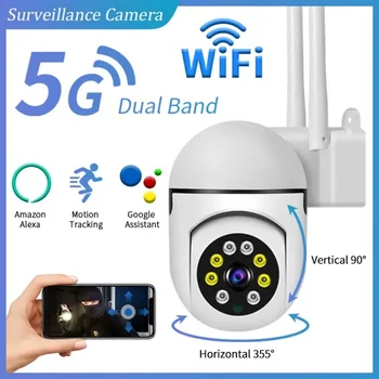 5g Wifi Camera Beveiliging 2.4 G-Camera Wifi Survalance Camera IR Night Vision Motion Detect IP Camera Voor Binnen Webcam