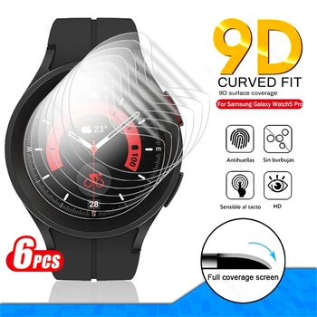 6PCS Zachte Hydrogel Film Voor Samsung Galaxy Watch 5 Pro 45MM Screen protector Niet het Glas Sansung Glaxy Watch5 Pro 45 MM 40 MM 44MM