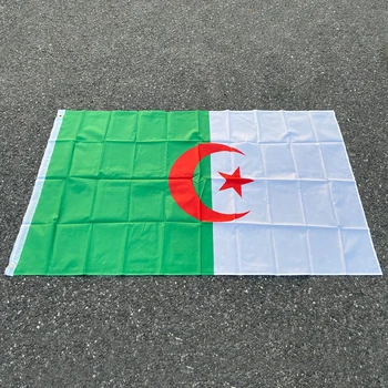 aerlxemrbrae vlag 90*150 cm van De Vlag Algerije Polyester Vlag 5*3 FT Hoge Kwaliteit