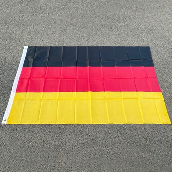 Aerlxemrbrae vlag 90x150cm 3x5 meter Vlag van Duitsland 100% Polyester duitsland vlag, de Vlag van duitsland. 2 x 3 meter duitse vlag