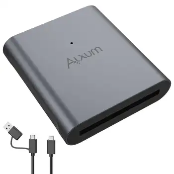 ALXUM CFast 2.0 Kaartlezer USB-C 3.2 naar SATA Adapter CFast Kaartlezer met Type-c Ddata Kabel voor MacBook Pro Laptop Mac Air PC