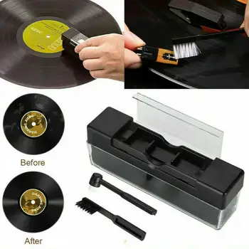 Anti Statisch Vinyl Record Cleaner Reinigen Borstel Stof-Remover voor Vinyl-platenspeler Stof-Remover-Borstel Draaitafels Cleaning Kit