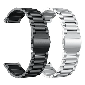 Armband voor amazfit GTR 47mm Metalen horlogeband Band voor amazfit stratos 3 Horlogeband Roestvrij Staal riem voor de GTR 3