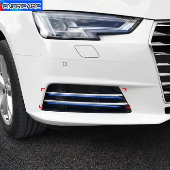 Auto-Accessoires, Mistlampen voor Strips Decoratie Voor Audi A4 B9 2016-2018 ABS Buitenkant Licht Styling