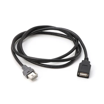 AUX-Media Interface USB Female Audio Adapter Kabel voor Auto-Auto-Accessoires D7YA