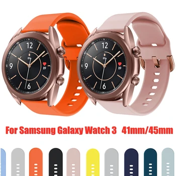 Banden Voor Samsung Galaxy Watch 3 41MM Siliconen Vervanging pols Armband Voor samsung Galaxy Watch 5 Pro 45MM Armband Accessoires