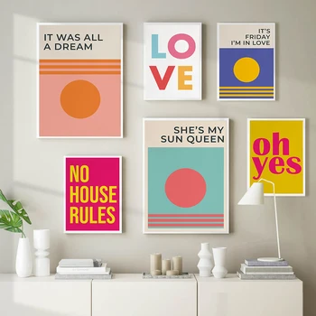 Beroemde Hip Hop Lyrics Music Koningin Kunst Aan De Muur Poster Afdrukken Abstracte Kleurrijke Offerte Inspirerende Canvas Schilderij Room Home Decor