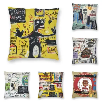 Beste Beste kussenhoes 40x40cm Jean Michel Basquiat Zachte Nordic Gooien Kussensloop Home Decor Bank, te Dekken