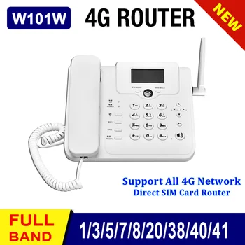 Bureau voor Vaste telefonie Home Office Voice Call Draadloze Telefoon-Modem Sim-Kaart Router 4G Wifi Hotspot Voor Office Computers