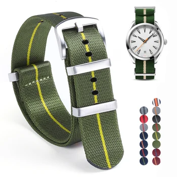 Canvas, Nylon Band Horlogeband 22mm 18mm 20mm Riem voor Militaire Band van het Horloge voor Samsung Galaxy Watch Sport Armband Accessoires