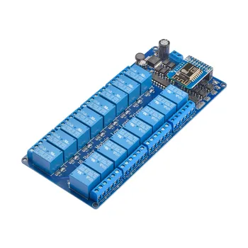 DC5V 12V 16 Kanaals Wifi Relais-Module aan Boord ESP8266 WIFI Module Microcontrollers Interface Power Relais Voor Arduino