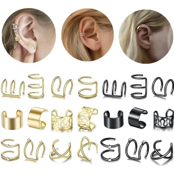 Delicate Zirkoon Leuke Clip Oorbellen Vrouwelijke Gesp Ear Cuff Geen Piercings Nep Kraakbeen Oor voor Vrouwen 2023 Nieuwe Mode-Sieraden