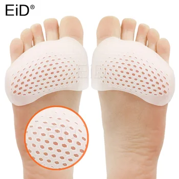EiD silikon Inlegzolen voor schoenen Voorvoet Pads voor Vrouwen Hoge Hak Schoenen voetverzorging Silicone Tenen voegt gel dikke Pad Verlichting van de Pijn