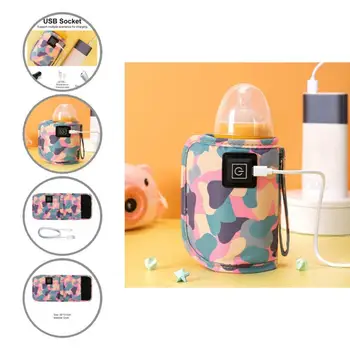 Flessenwarmer Handige USB-Stekker Geschikt voor Gift Drank Opwarming van de aarde Zak Baby Melk Verwarming