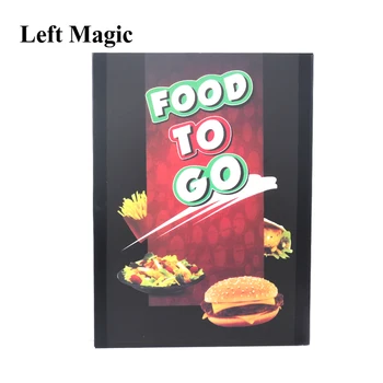 Food To Go Magic Trucs Super Hamburg Afhaalmaaltijden Straat Close-Up Fase Magische Rekwisieten Accessoires Mentalisme Gimmick