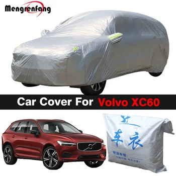 Full Car Cover Voor Volvo XC60 SUV Outdoor Zon Schaduw Anti-UV Sneeuw Regen Stof beschermhoes