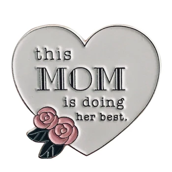 Geschenk voor moederdag Mama Badge Emaille Pins