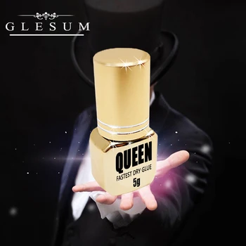 Glesum Nieuwe Stijl van Super Kwaliteit 0,5 s Droge Koningin Lijm, Latex-Vrije En Lage Irriteren Gouden Fles Wimper Extension Make-Up Lijm