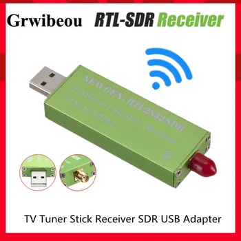 Grwibeou Top Aanbiedingen SDR-USB-Adapter RTL-SDR RTL2832U+ R820T2+ 1Ppm TCXO TV-Tuner Stick SDR Ontvanger-USB-Adapter in de Legering van het Aluminium