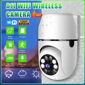 Hd Garage Camera met Twee-weg-Intercom-Home Surveillance Camera 1080p Infrarood Night Vision Met Fill Light Draadloze Camera 3.6 mm