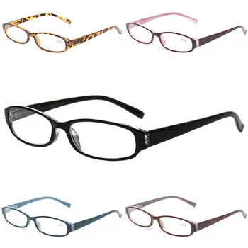 Henotin Leesbril Met Verende Scharnieren Mode Mannen Vrouwen Ovaal Frame Recept Reader Brillen Decoratieve Dioptrie-Bril