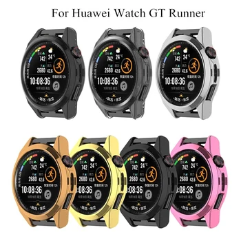 Het beschermende Geval van de Dekking Voor Huawei Kijken GT Runner Smart Watch Vervanging TPU Bescherming van de Gevallen Voor Huawei Kijken GT3 SE TPU Case