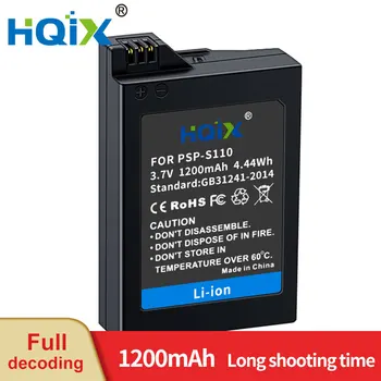 HQIX voor Sony PSP-2000 2001 2002 2003 2004 2005 2006 2007 2008 3000 3001 3002 3003 3004 Game Console PSP-S110 Lader Batterij