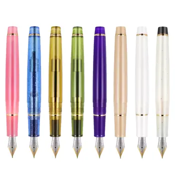 Jinhao 82 Acryl vulpen Spin Gouden EF F Nib elegante voldaan Inkt Pennen voor Business Office School Levert geschenken Pen