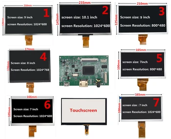 LCD-Scherm 7/8/9/10.1 Controller HDMI-Compatibele Audio Control Driver Board Voor Lattepanda Raspberry Pi Pi Banaan